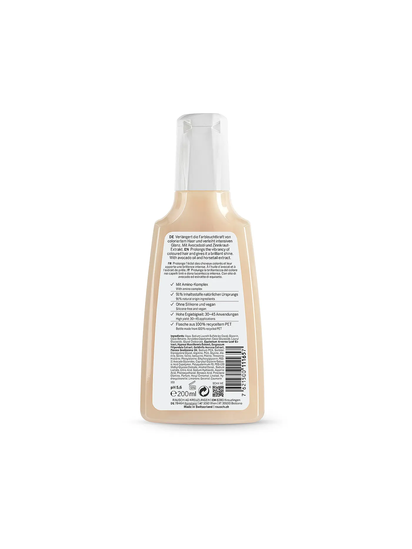 RAUSCH | Farbschutz-Shampoo mit Avocado 200ml | 